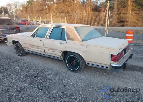 1985 Mercury Grand Marquis from USA, damaged, VIN 2MEBP95F9FX615581